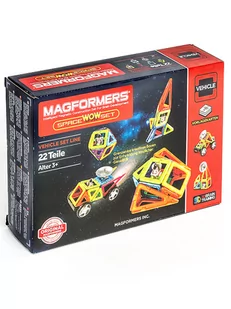 Magformers 22-częściowy zestaw magnetyczny "Space Wow" - 3+ - Klocki - miniaturka - grafika 1