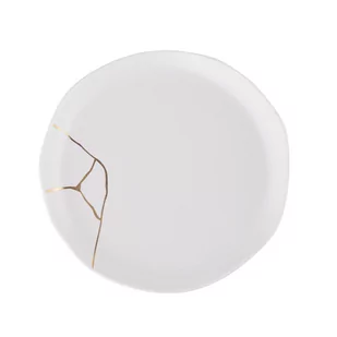 Altom Talerz deserowy porcelanowy Magnific, 18 cm, biały - Talerze - miniaturka - grafika 1