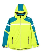 Kurtki i płaszcze dla chłopców - CMP - Kid Jacket Snaps Hood, Boy, Acido, 152 - miniaturka - grafika 1
