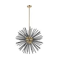 Lampy sufitowe - Urchin D78 lampa wisząca 9xG9 złota/czarna P0491-09C-F7BC - miniaturka - grafika 1