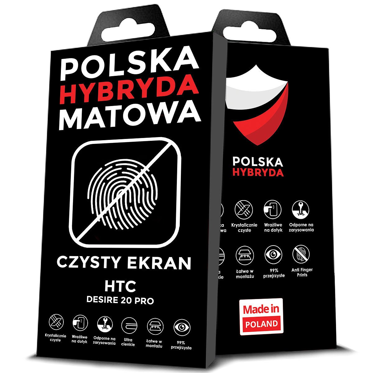 FOLIA MATOWA DO HTC DESIRE 20 PRO HYDROŻELOWA BRAK ODCISKÓW PALCÓW ORYGINAŁ