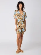 Sukienki - Rip Curl Sukienka w kolorze błękitno-jasnobrązowym - miniaturka - grafika 1