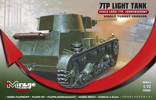Mirage Hobby 726001 Czołg lekki 7TP, jednowieżowy - Modele do sklejania - miniaturka - grafika 2