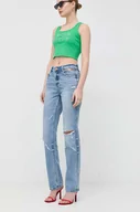 Spodnie damskie - Miss Sixty jeansy damskie medium waist - miniaturka - grafika 1