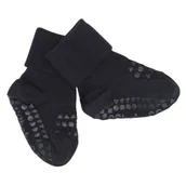 Skarpetki dla dzieci - GoBabyGo antypoślizgowe skarpetki do nauki chodzenia BAMBOO Dark Blue 6 m+ - miniaturka - grafika 1