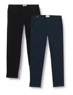 Spodnie męskie - JACK & JONES spodnie męskie, Czarny/opakowanie: granatowy blezer, 36W / 32L - miniaturka - grafika 1