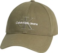 Czapki i chusty sportowe męskie - Calvin Klein Czapka Z Daszkiem Monogram Cap Embro Green K50K505618 Lb6 - miniaturka - grafika 1