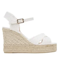 Espadryle damskie - Espadryle Castañer Bromelia/8Ed/032 022360 Biały - miniaturka - grafika 1