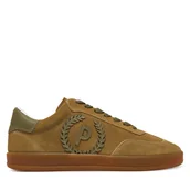 Sneakersy damskie - Sneakersy Pollini SA15192G0MXA281A Khaki - miniaturka - grafika 1