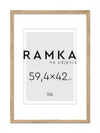 Ramki na zdjęcia - Ramka na zdjęcia A2 59,4x42 cm Brzoza - miniaturka - grafika 1