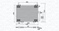 Chłodnice - Chłodnica klimatyzacji MAGNETI MARELLI BC988 1248300670 MERCEDES - miniaturka - grafika 1