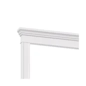 Akcesoria do drzwi - Korona dekoracyjna do ościeżnicy regulowanej 80 biała z opaskami maskującymi Classen - miniaturka - grafika 1