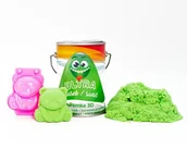 Zabawki kreatywne - Ultra Piasek 150g zielony + foremka Panda - EPEE - miniaturka - grafika 1