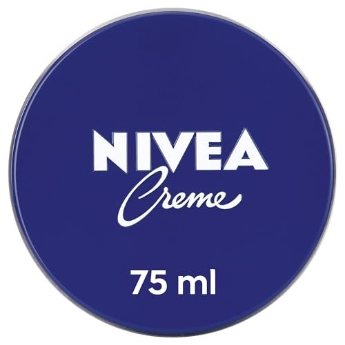 NIVEA Puszka kremowa uniwersalna pielęgnacja, klasyczny krem nawilżający do wszystkich rodzajów skóry, bogata pielęgnacja skóry z eucerytem pokrewnym (75 ml)