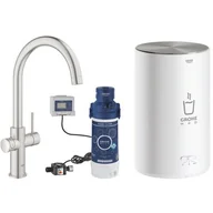 Baterie kuchenne - Grohe Red New Duo  z boilerem stalowy 30083DC1 - miniaturka - grafika 1