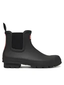 Kalosze męskie - Hunter Kalosze Play Clog MFF9052RMA Czarny - miniaturka - grafika 1