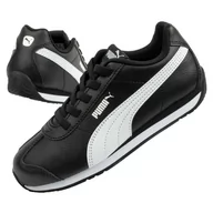 Buty dla dziewczynek - Buty Puma Turin 3 Jr 384431 04 czarne - miniaturka - grafika 1