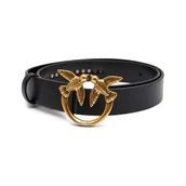 Paski - Pinko Skórzany pasek LOVE BERRY H3 - miniaturka - grafika 1