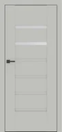 Drzwi wewnętrzne - Dre Drzwi Wewnętrzne Z Szybą Reva 7 Okleina Jasna Szara Mat - miniaturka - grafika 1