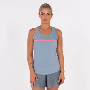 Koszulka damska Joma AQUIANA TANK TOP blue-pink - Koszulki sportowe damskie - miniaturka - grafika 1