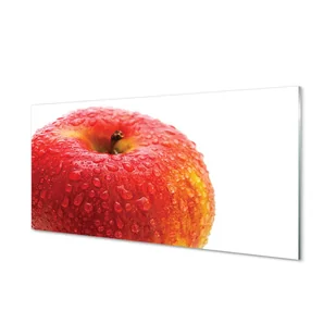 Szklany panel Kropelki wody na jabłku 120x60 cm - Tablice i flipcharty - miniaturka - grafika 1
