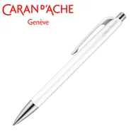 Długopisy - Długopis Caran d"Ache 888 Infinite biały - miniaturka - grafika 1