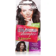 Farby do włosów i szampony koloryzujące - DELIA Cosmetics Cameleo Szampon koloryzujący 3.0 ciemny brąz - miniaturka - grafika 1