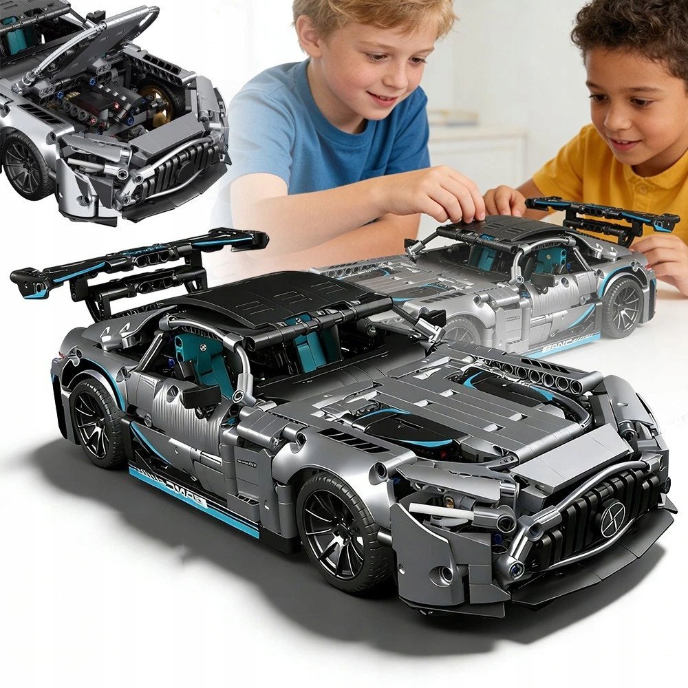 KLOCKI AUTO WYŚCIGOWE 1466 TECHNICZNY MODEL SPORTOWY DLA DZIECI I DOROSŁYCH
