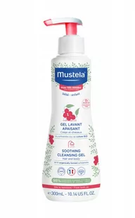 Mustela Łagodzący żel do mycia 300ml - Kosmetyki kąpielowe dla dzieci - miniaturka - grafika 1