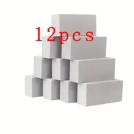 Rękodzieło - TEMU 12 Sztuk Bloków Pianki Kwiatowej W Szczególnie Gęstej Grubiudze Grzebieniowej Koloru Szarego - Pianka Prostokątna Absorbująca Do DIY, Sztuczne - miniaturka - grafika 1