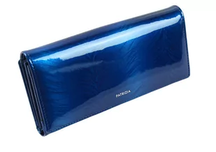 Portfel Damski PATRIZIA Skóra Licowa Długi MAX Z Suwakiem I Dodatkowym Organizerem IT-122 RFID 19,5 x 10 x 3,5 [cm] - Portfele - miniaturka - grafika 1