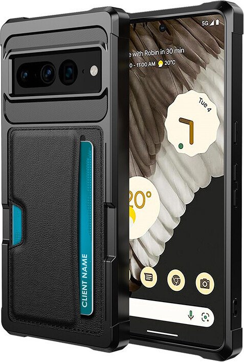 INF Eleganckie czarne etui z portfelem dla Google Pixel 9 Pro XL