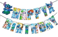 Dekoracje sali - Girlanda papierowa Happy Birthday Lilo & Stitch (1 szt) - miniaturka - grafika 1