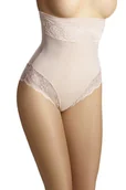 Majtki damskie - Majtki damskie wysokie z koronką Valeria Eldar beżowe S - miniaturka - grafika 1
