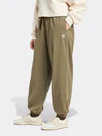 Spodnie sportowe damskie - adidas Spodnie dresowe w kolorze khaki - miniaturka - grafika 1