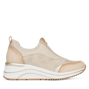 Sneakersy Remonte D0T08-61 Beżowy - Sneakersy damskie - miniaturka - grafika 1