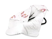 Rożki i beciki - Otulak – kocyk 90 x 90cm OCIEPLANY BAWEŁNA 100% BETTY - miniaturka - grafika 1