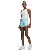 Spodenki damskie - Damskie spodnie treningowe Under Armour Tech Play Up Shorts - niebieskie - miniaturka - grafika 1