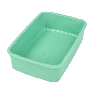 LunchBox ze sztućcami Zielony 16 x 11 x 5cm - Zdrowa żywność - miniaturka - grafika 2