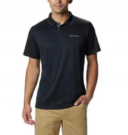Koszulki męskie - Koszulka męska Columbia Utilizer Polo- black L - miniaturka - grafika 1