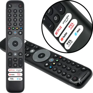 Pilot TCL RC833 GUB1 oryginał Smart Android TV - Piloty - miniaturka - grafika 1