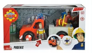 Simba Dickie Strażak Sam Pojazd Phoenix + Figurka 109258280038 - Figurki dla dzieci - miniaturka - grafika 2