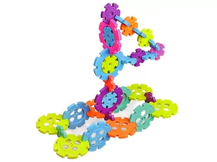 Klocki Konstrukcyjne Płatki Śniegu 120 Elementów - Klocki - miniaturka - grafika 2