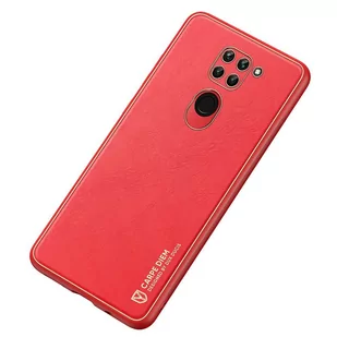 Dux Ducis Yolo eleganckie etui pokrowiec ze skóry ekologicznej Xiaomi Redmi 10X 4G / Xiaomi Redmi Note 9 czerwony - Etui i futerały do telefonów - miniaturka - grafika 4