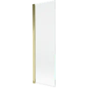 Parawany nawannowe - Mexen Mist parawan nawannowy 1-skrzydłowy 60 x 150 cm, transparent, złoty - 8A9-060-001-50-00 - miniaturka - grafika 1