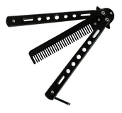 Noże - Nóż Motylkowy Treningowy Grzebień Motylek Treningu Tępy - miniaturka - grafika 1