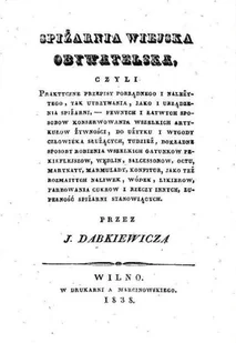 Graf-ika Spiżarnia wiejska obywatelska J. Dąbkiewicz - Książki kucharskie - miniaturka - grafika 1