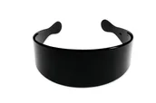 Ozdoby do włosów - Czarna Bardzo Szeroka Opaska Do Włosów - miniaturka - grafika 1