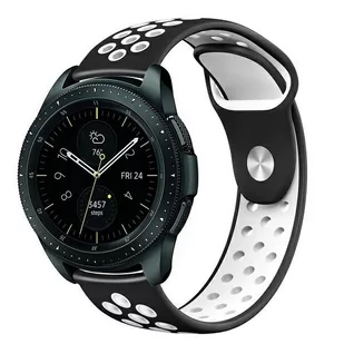 Beline pasek Watch 20mm Sport Silicone czarno-biały black/white box - Akcesoria do smartwatchy - miniaturka - grafika 1