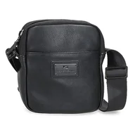 Paski - Pepe Jeans Egham Obudowa na messenger Mały Czarny 15x19,5x6 cms Poliester, czarny, Talla única, Mały pasek na ramię - miniaturka - grafika 1